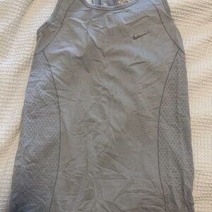 Nike Light Gray Dri-FIT Tank Top
